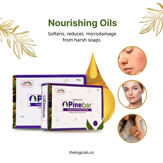 Pine Tar Soap with Hyaluronic Acid & Colloidal Oatmeal