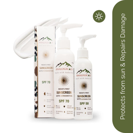 Astaxanthin Sunscreen SPF 50 / 70  with Antioxidant UV Defense