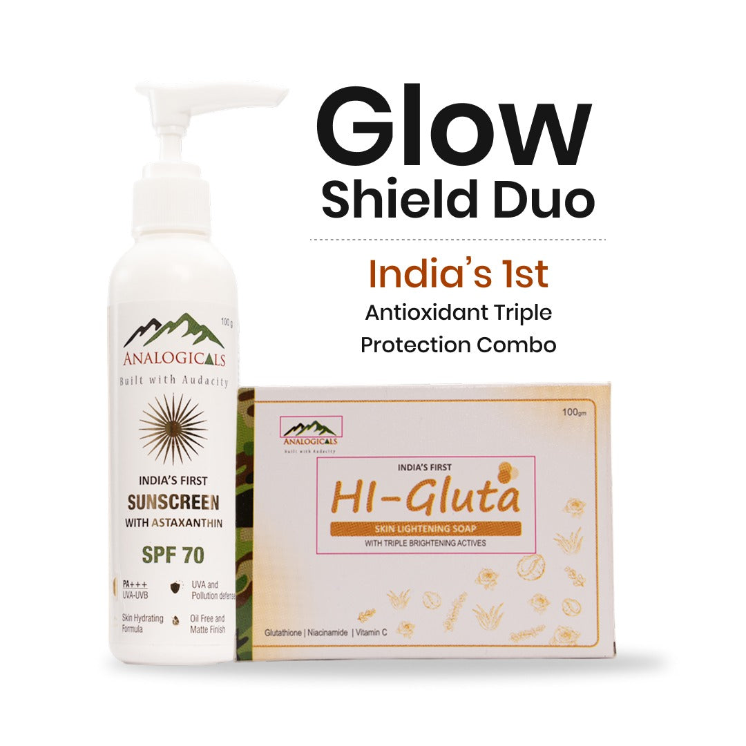 Glow Shield Duo - India's First Antioxidant Triple Protection Combo