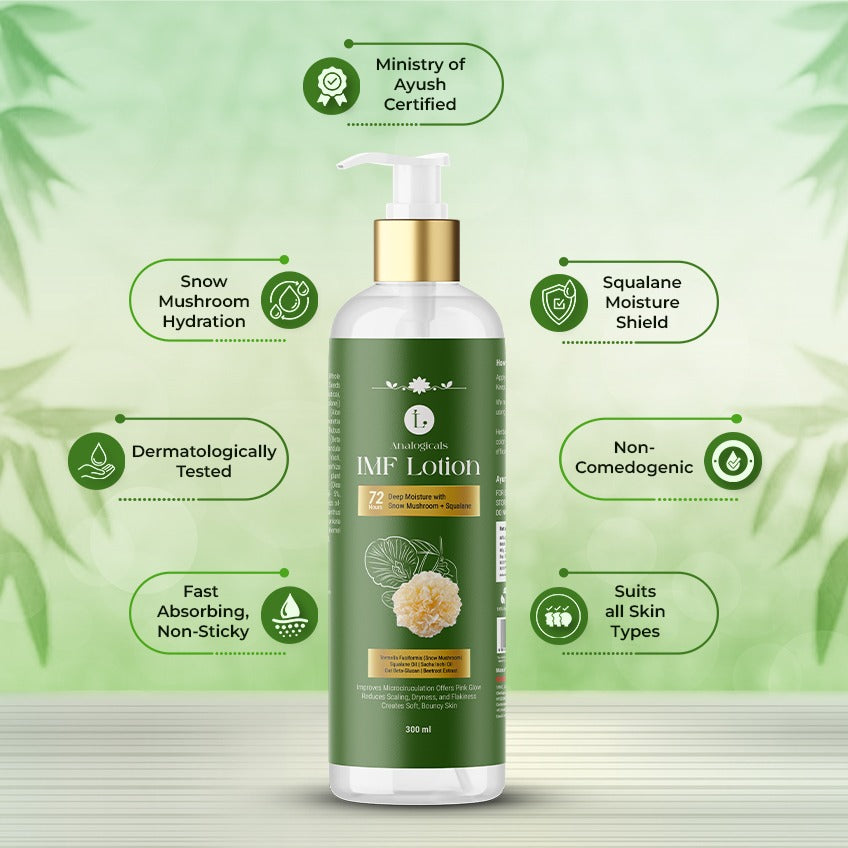 IMF Intense Moisture Lotion – 72 Hour Hydration with Snow Mushroom & Squalane