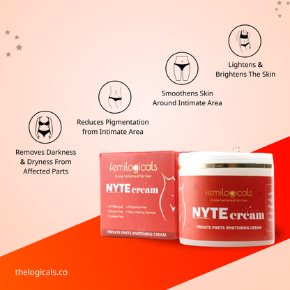 Private part Whitening Cream with Aloe, Chamomile & Centella